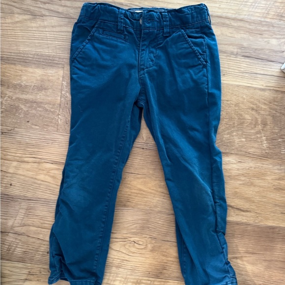 Teal khaki pants, pretty color, soft and comfy Euc - Picture 1 of 4